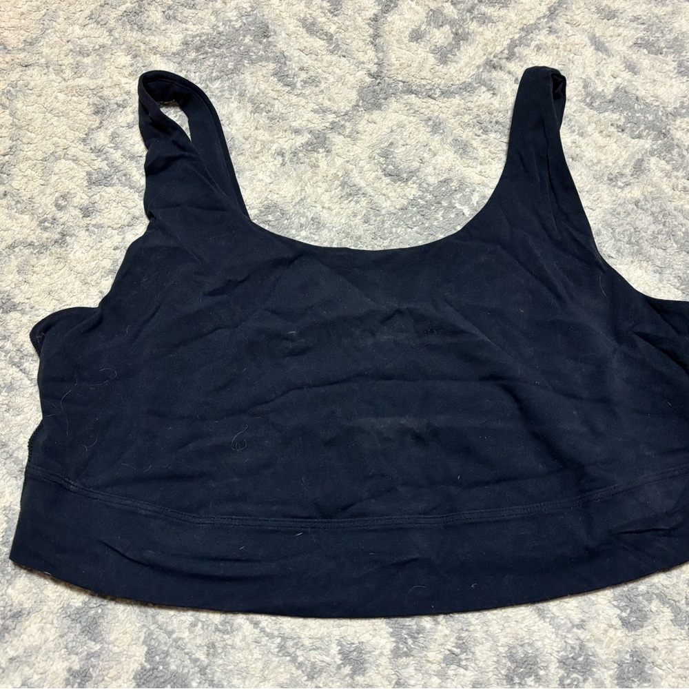 Black Nike Yoga Longline Bra